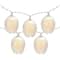 10ct. Cracked Easter Egg LED String Lights with Clear Wire
